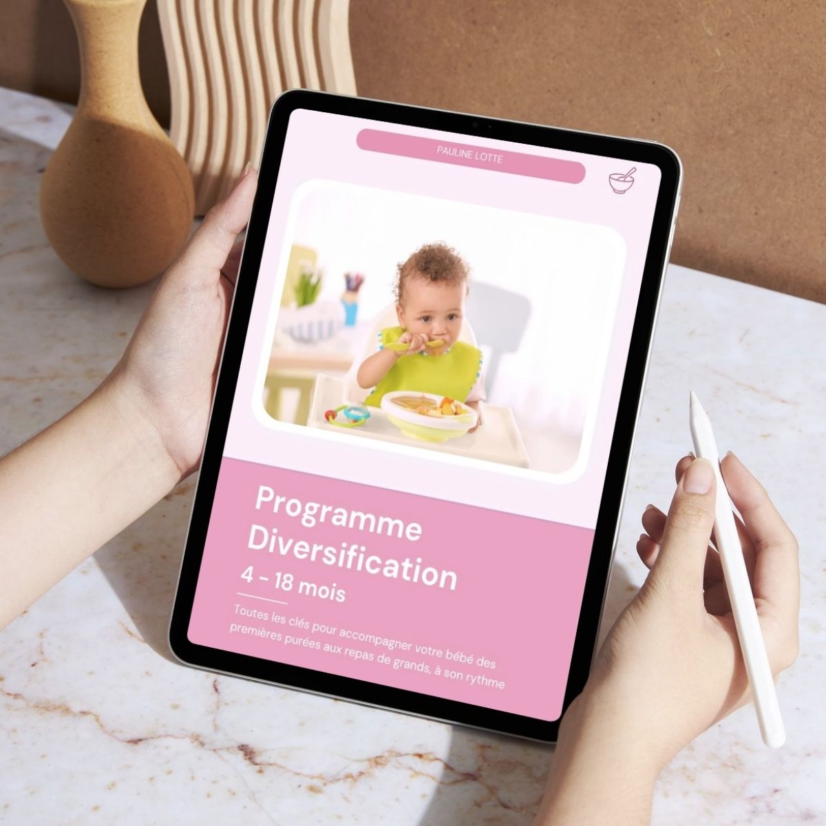 Programme diversification pas à pas pour bébé de 4 à 18 mois, e-book par une puéricultrice